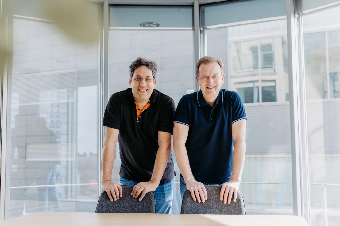 Foto von Sushel Bijganath und Oliver Trabert